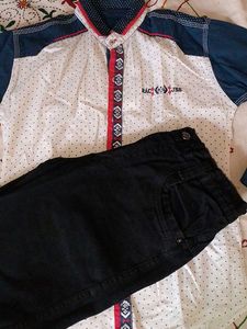 Boys Shirt Jeans Set