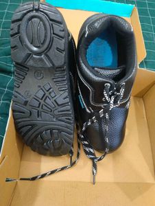 Black Leather Work Shoes 7 number