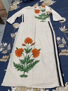 women’s Floral Print Kurta
