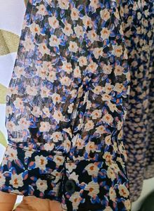 Floral Print Mini Dress
