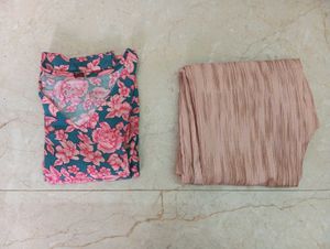 FLORAL KURTA PANT SET