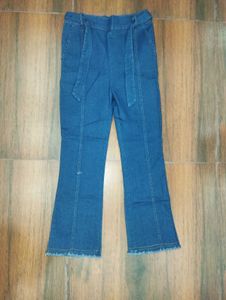 Denim Flare Pants