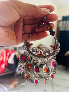 Oxidised Earring 🩷🧡