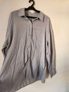 Oversized Button-Down Shirt