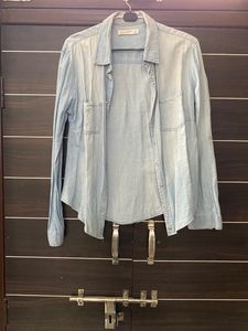 Breakers Soft Denim Shirt…Ice Blue Colour…designer