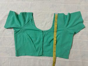 Green Bandhani Saree with Blouse