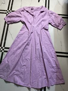 Purple Fit Nd Flare Dress