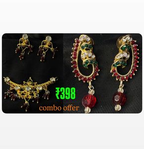Jewellery COMBO of Earring + Neck Piece