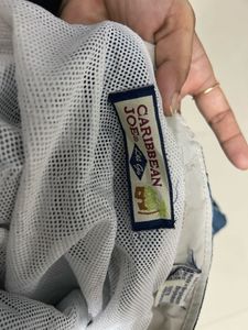 Blue Patterned Shorts