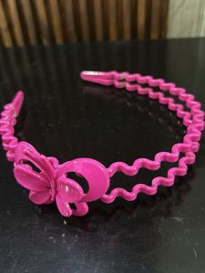 Pink Bow Headband