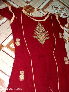 Beautiful Anarkali Kurti With Attached Jacket