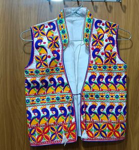 Embroidered Gujarati Jacket For Navratri