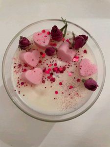 Valentine's Day Rose Candle