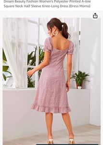 Dress Pink Floral L/XL