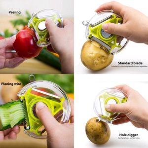 ROUND PLANER PEELER AND CUTTER VEGETABLE SLICER KI