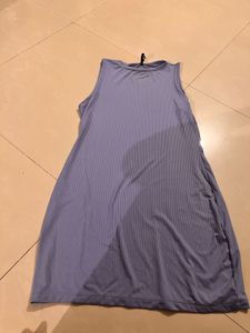 Blue Short Polo Dress
