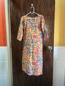 34 bust Floral Print Kurta for women
