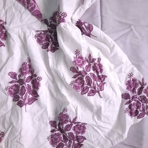 Floral Collared Tunic
