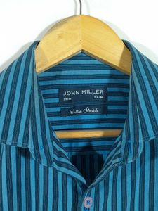 Blue Striped Shirt For Men&#39;s