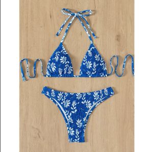 Imported Hawai print Bikini set