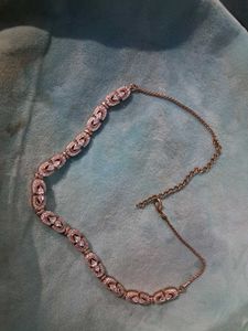 Elegant Crystal Link Necklace