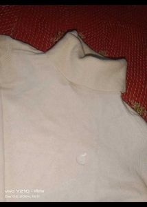Cream Turtleneck Sweater