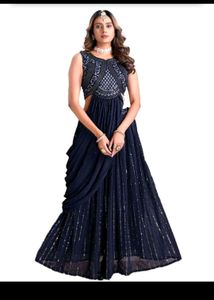 Lehenga with crop top