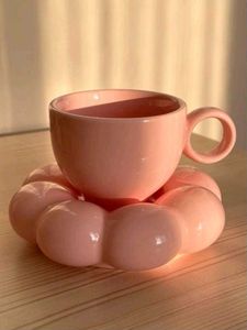Pink Ceramic Cloud Mug