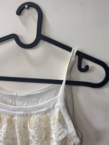 White Spaghetti Top