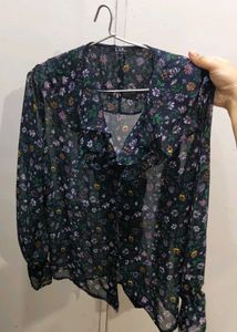 Floral Chiffon Top