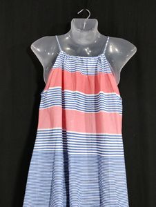 Zudio Blue Printed Sleeveless Dress (Women)