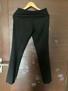 Cantabil Women’s  Slim Fit  Black Trouser