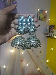 Beautiful 😍 Oxidized Earings Jumkas