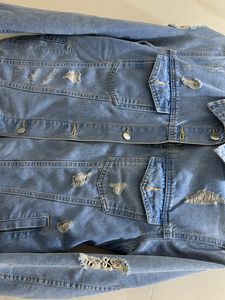 Denim Embroidered Jacket