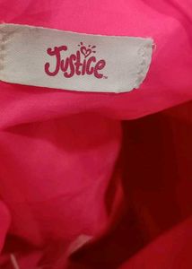 Justice Silver Puffer Tote Bag