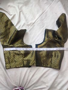 Gold With Black Blouse