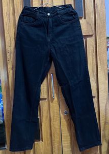 Black Straight Leg Jeans