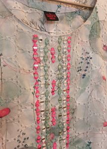 Mirror Embellished Heavy Kurti