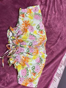 Floral Print Top &amp; Skirt Set