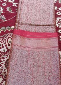 Red Banarsi Zari Saree