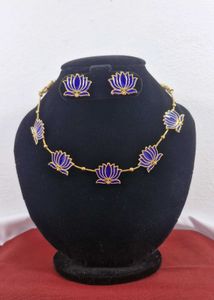 Lotus Necklace Set Fixed Price