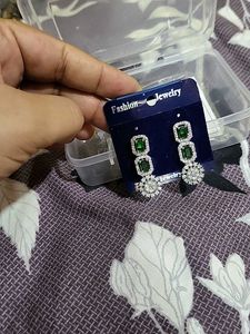 Emerald Drop Earrings