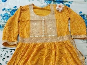 Elegant Yellow Kurta