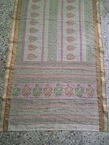 Pure Cotton Saree With Printed