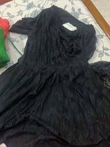 Elegant One Shoulder Black Dress