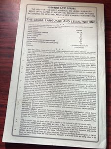 Legal Language &amp; Writing