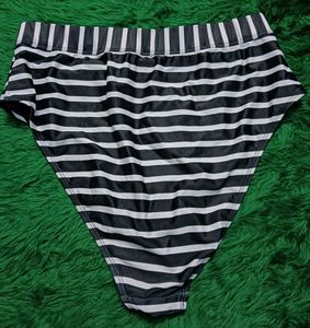 Striped Bikini,🎀big size Bottom