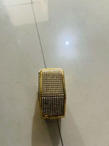 Sparkly Gold Cuff Bracelet