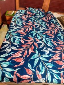 Navy Blue Colour Single Bed Sheet