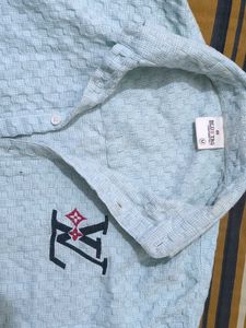 Blue Tag Patterned Shirt